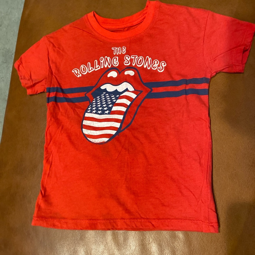 Sz 5T Rolling Stones Kids Red T-Shirt